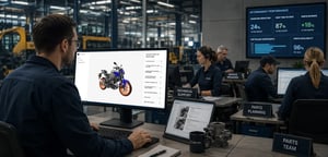 Aftermarket Software Solutions being used in the aftermarket departments