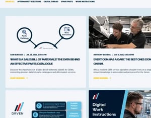 DRVEN Blog Screenshot