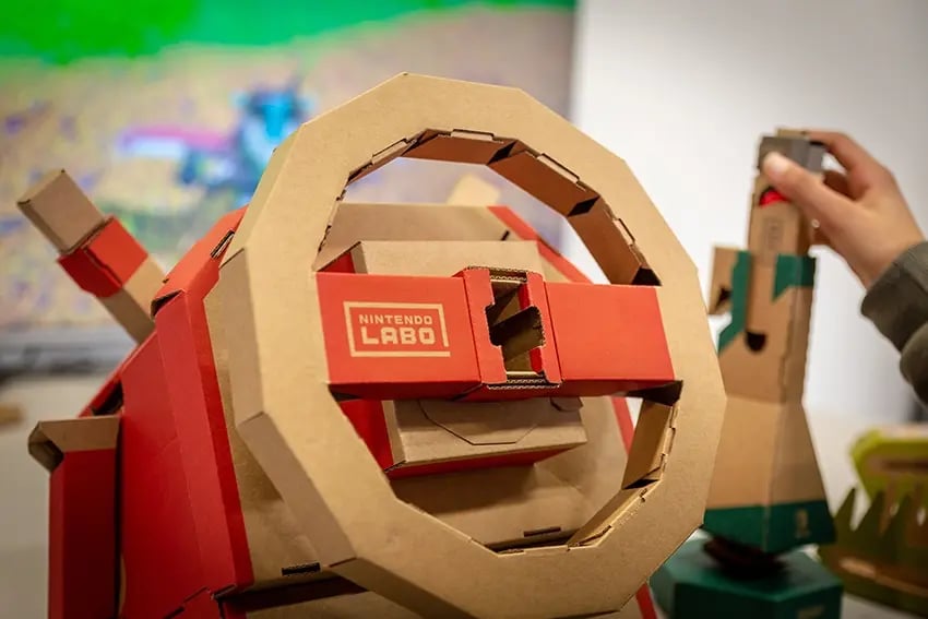 Nintendo Labo Steering Wheel Finished